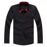 2019U chemise hommes boss les reductions allehommesds coton couturier noir